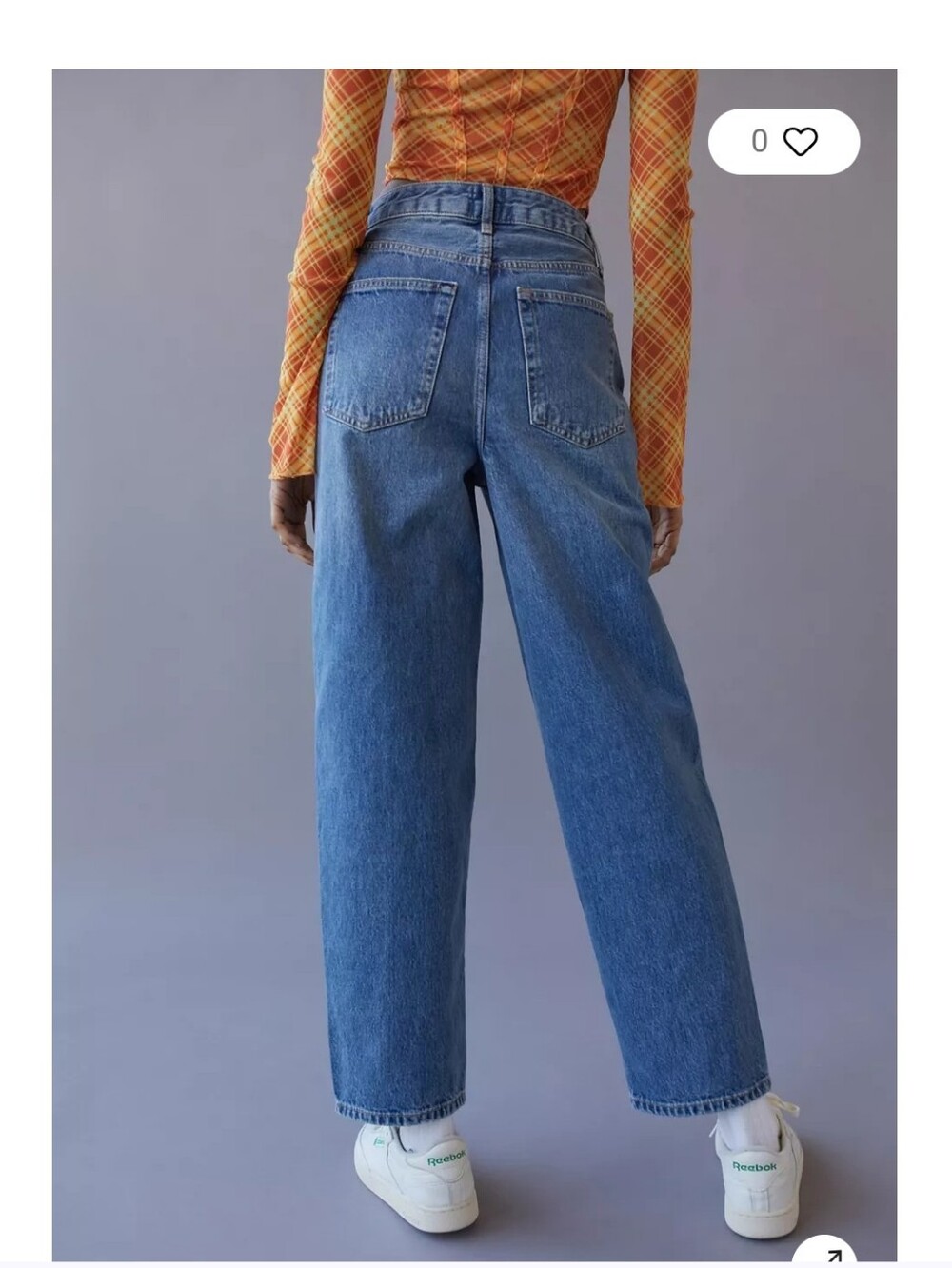 Urban Outfitters BDG Petite High-Waisted Baggy Jean — Light Wash - Picture 3 of 12